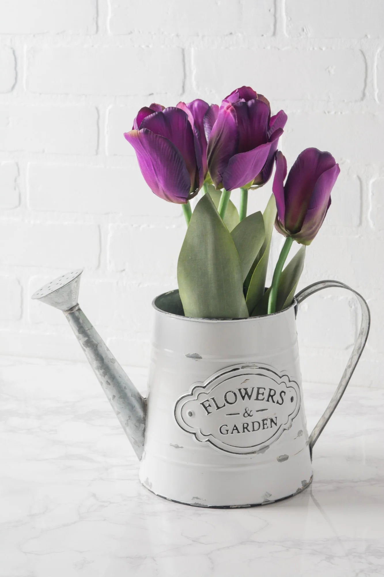 Flower Tulip Purple S/4