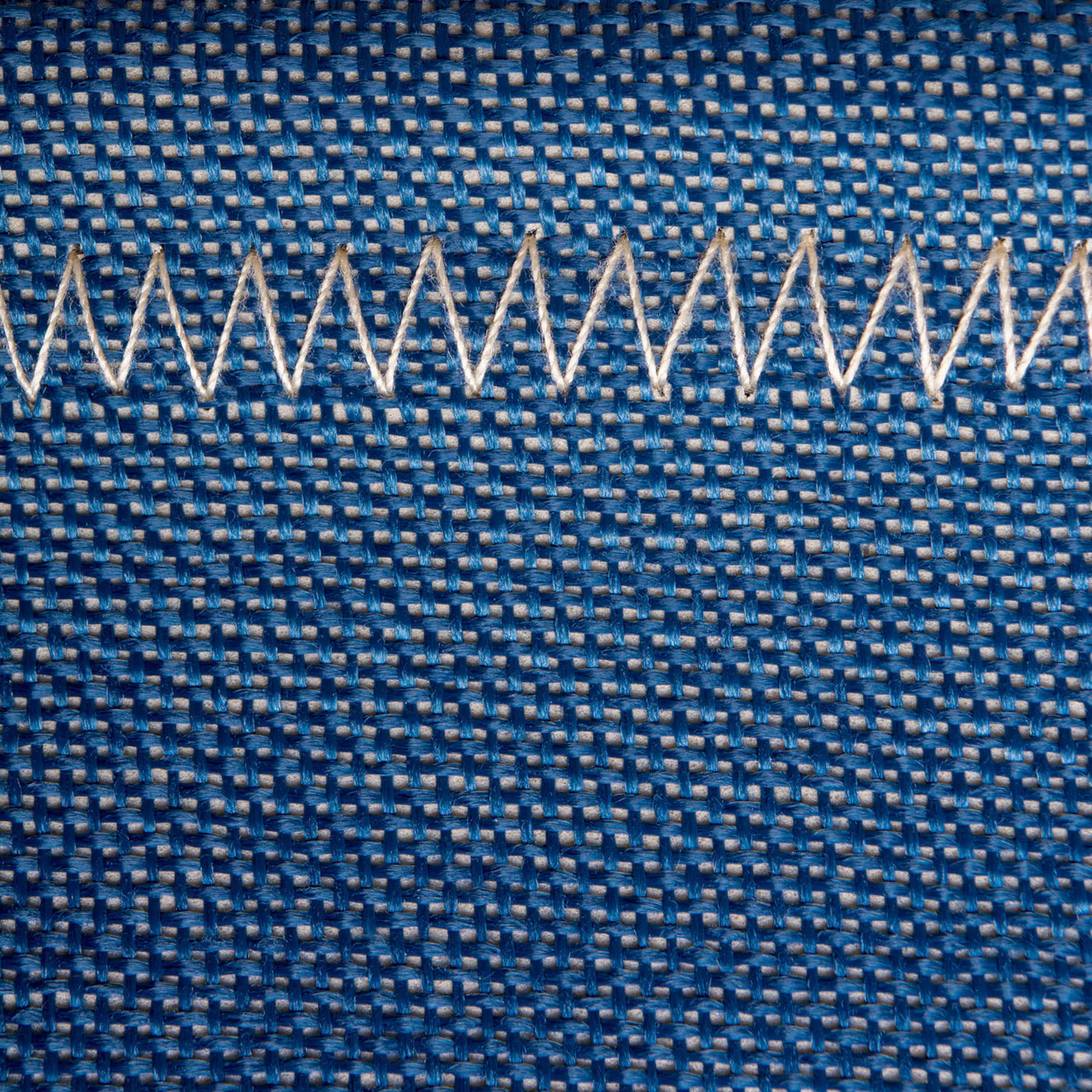 Poly Bin Zig-Zag Stitch Variegated Blue Trapezoid 12X10X8 Set/2