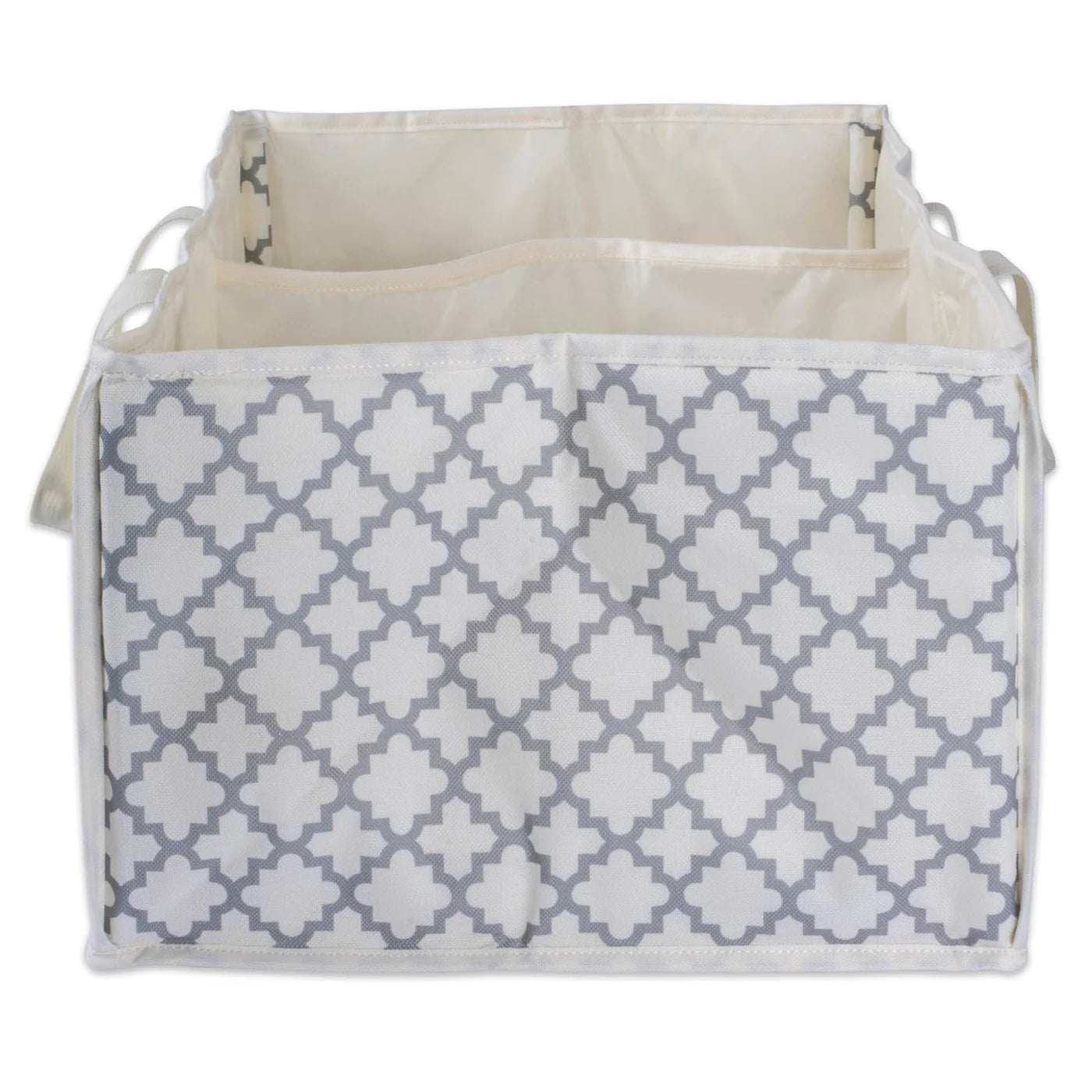 Polyester Storage Lattice Gray Rectangle All Purpose 21X13.7X9