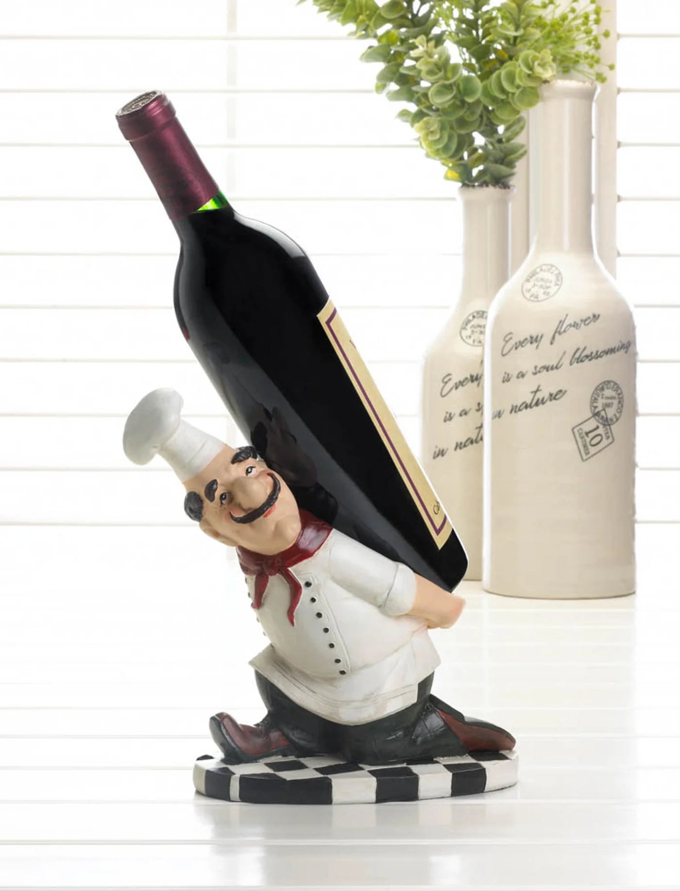 Italian Chef's Bottle Holder