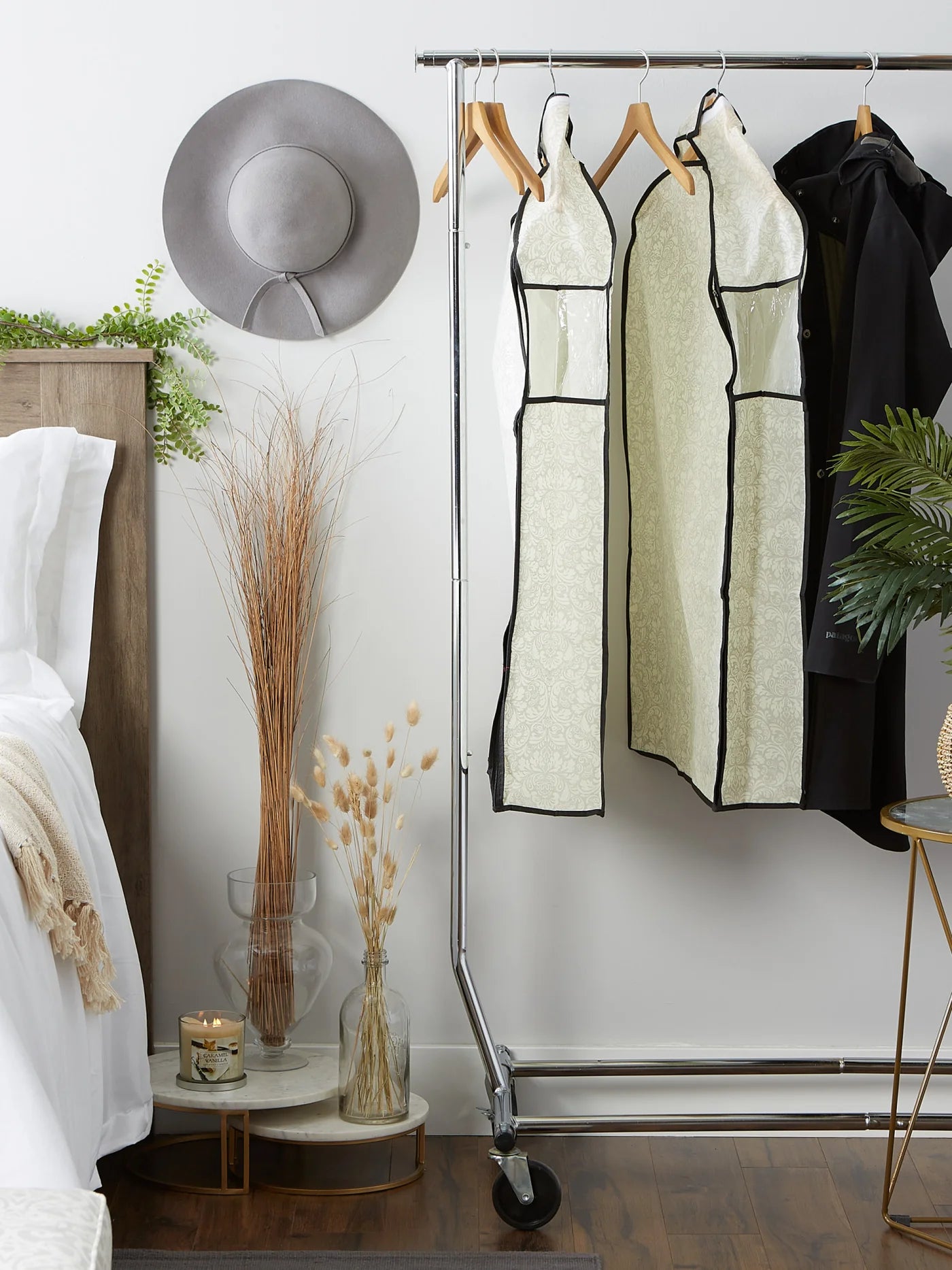 Storge Closet Garment Bag S/2 Damask