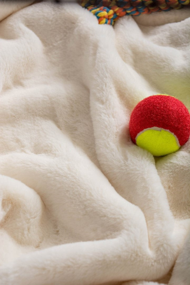 Cage Liner Faux Fur Cranberry Lg