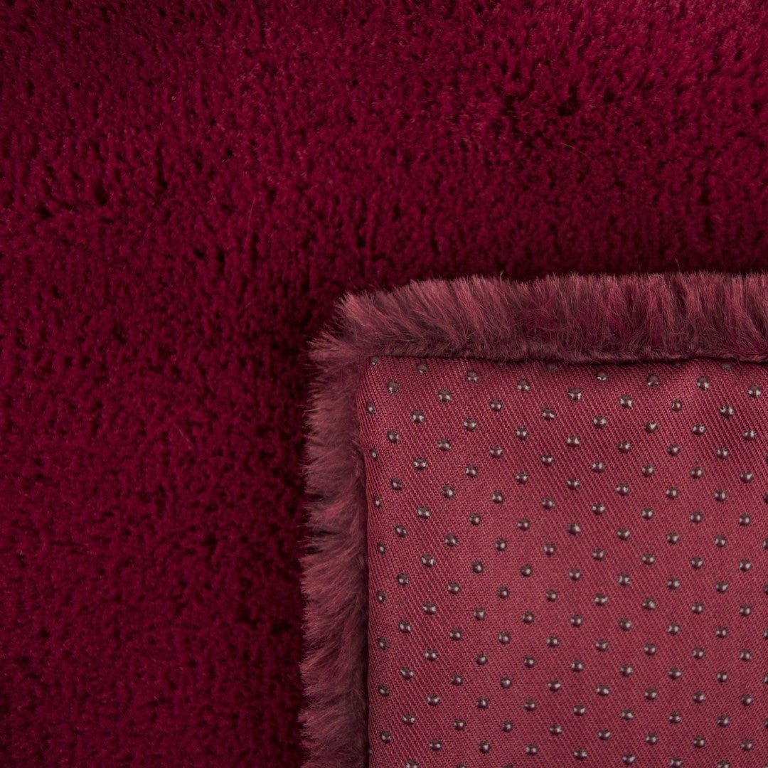 Cage Liner Faux Fur Cranberry Lg