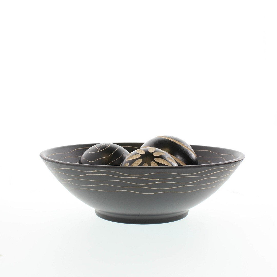Artisan Deco Bowl And Balls