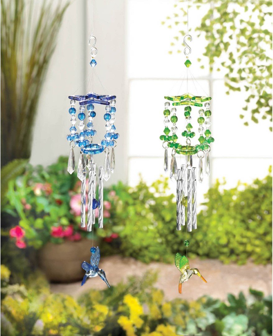 Green Hummingbird Chimes