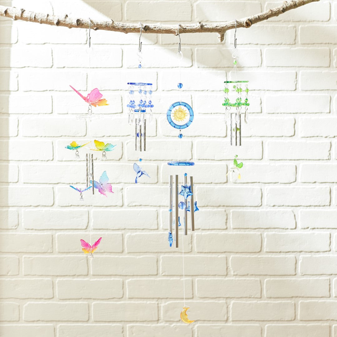 Rainbow Butterfly Wind Chimes