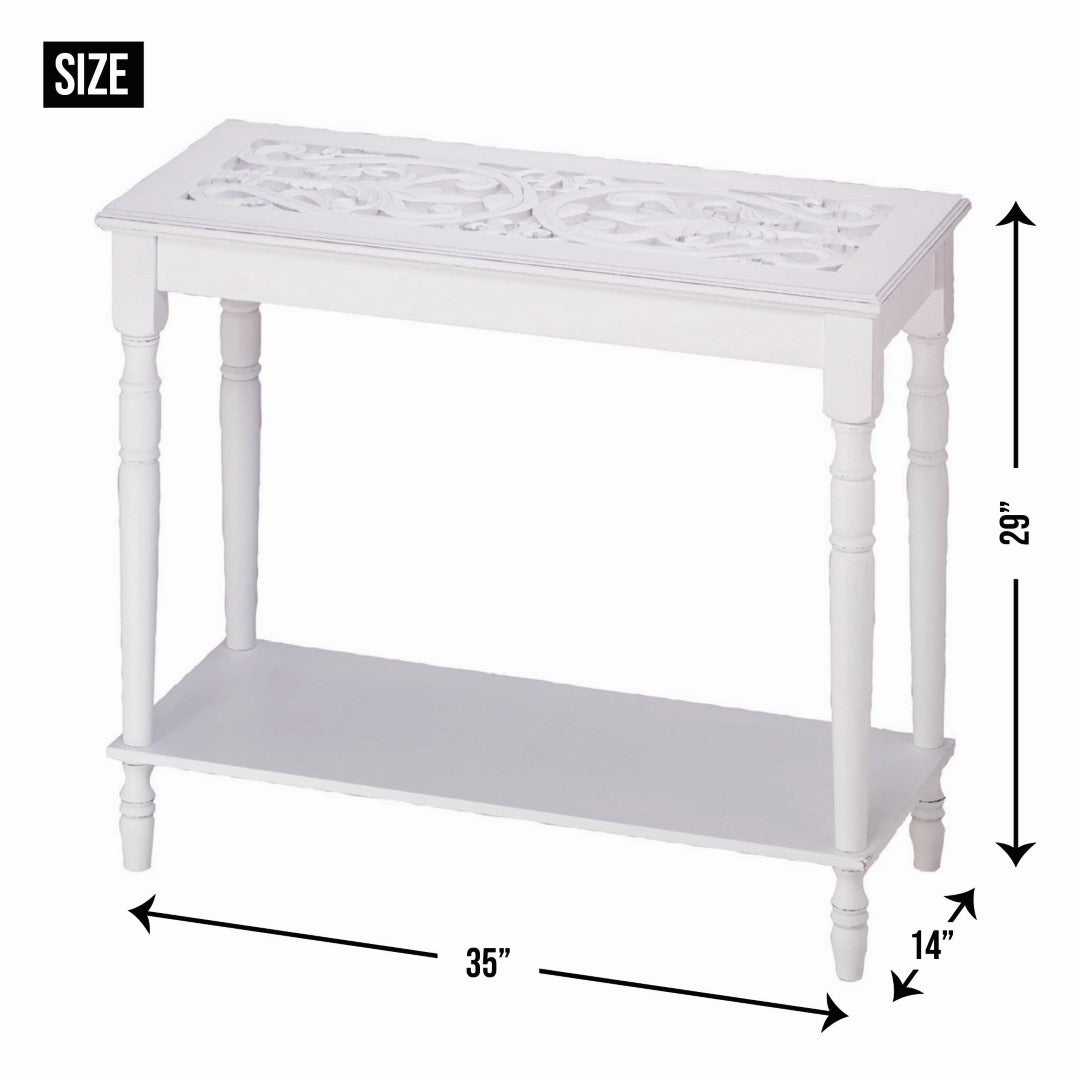 Carved-Top Table