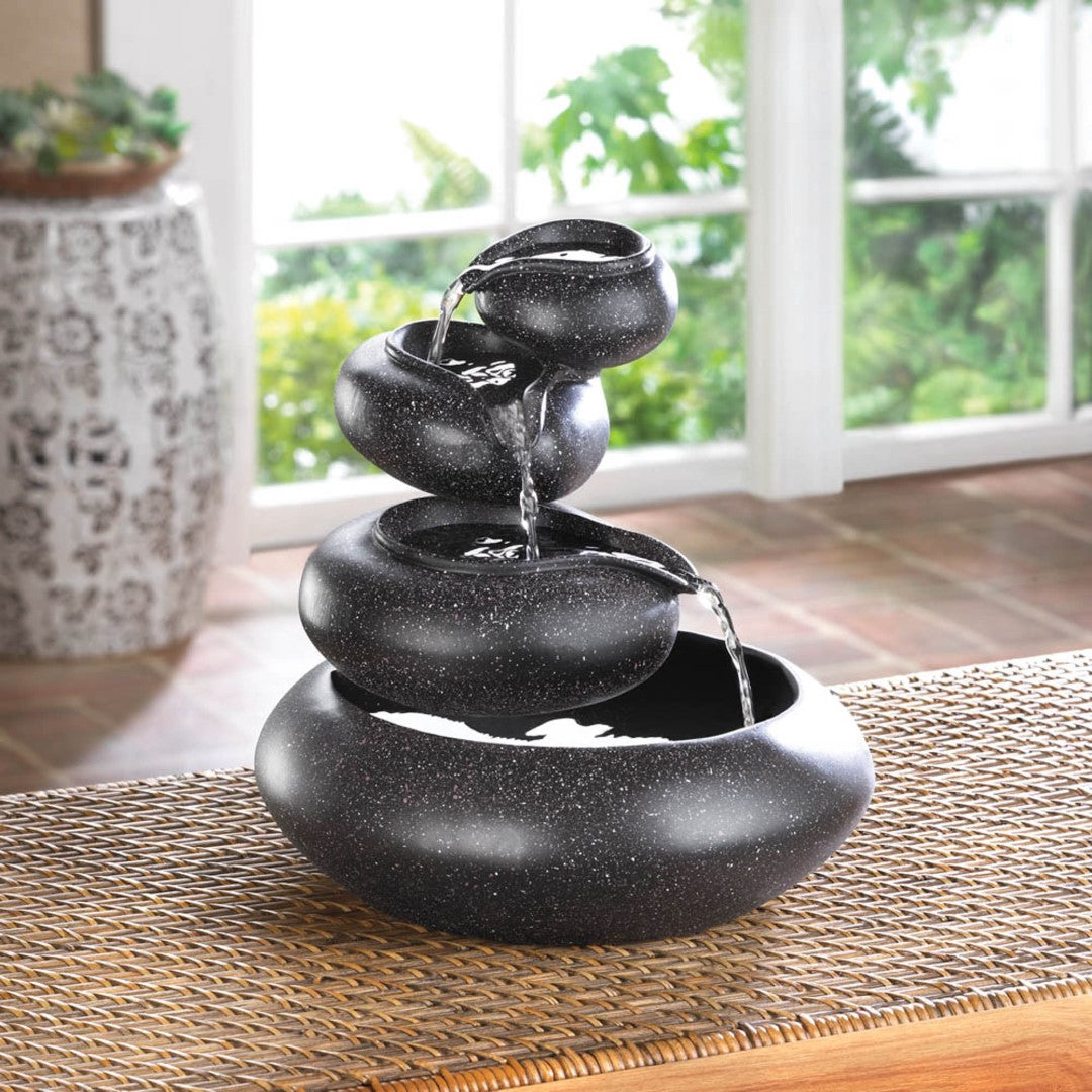 Four-Tier Tabletop Fountain (Incl. Pump)