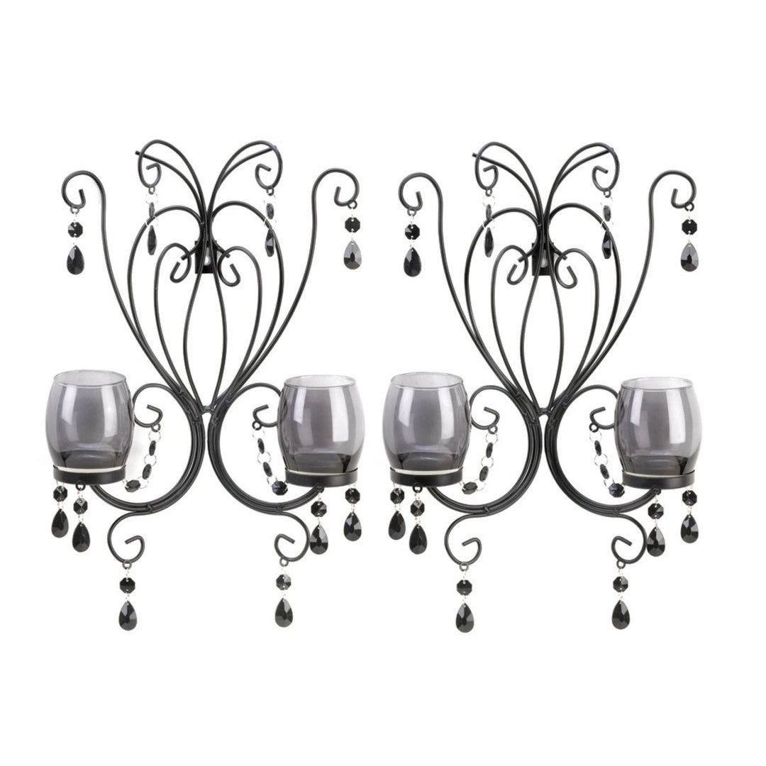 Midnight Elegance Wall Sconces