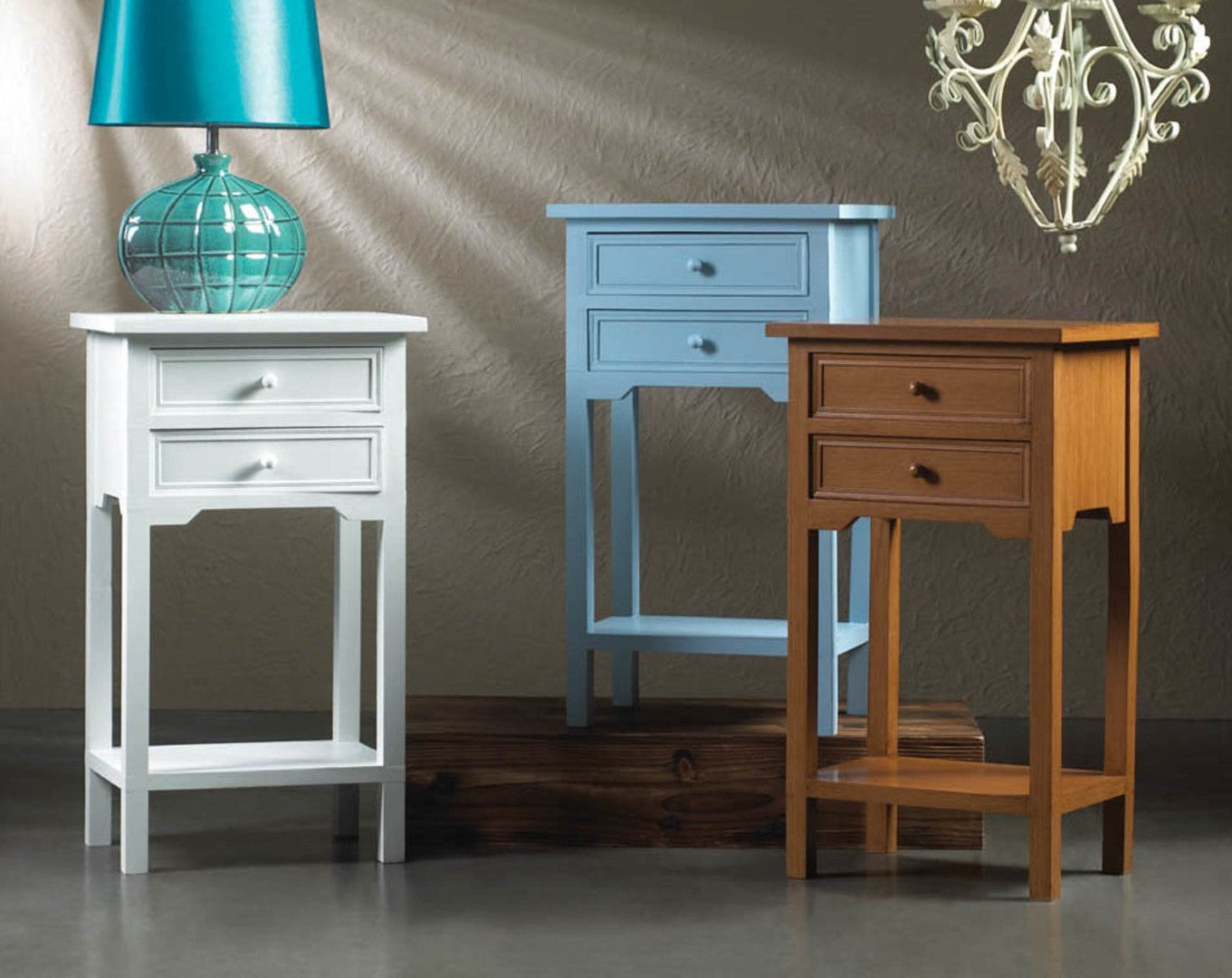 Natural Wooden Side Table