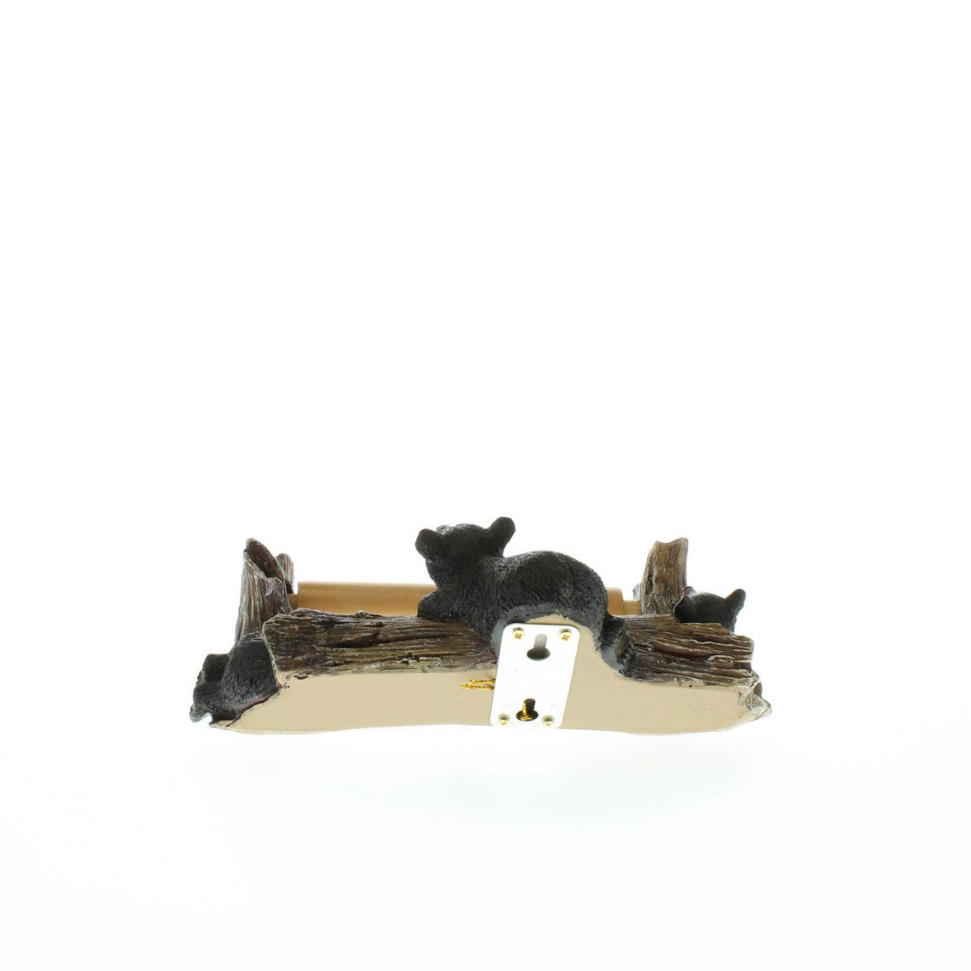 Bears On Log Toilet Paper Holder