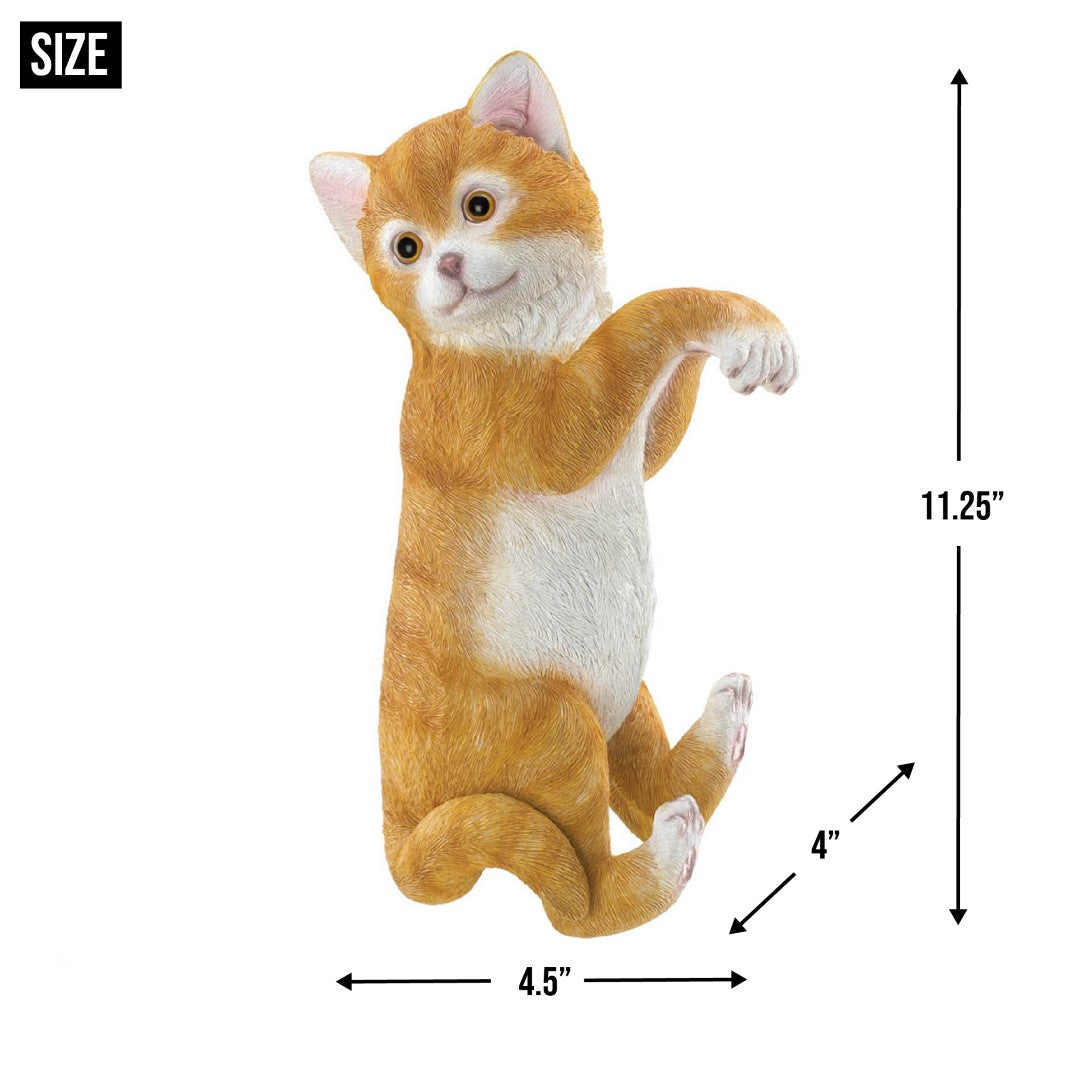 Climbing Cat Amber Decor