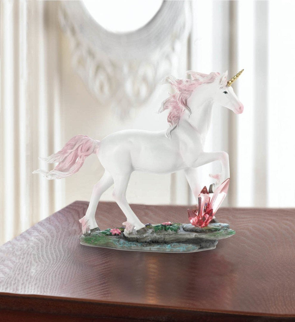 Unicorn Crystals Figurine
