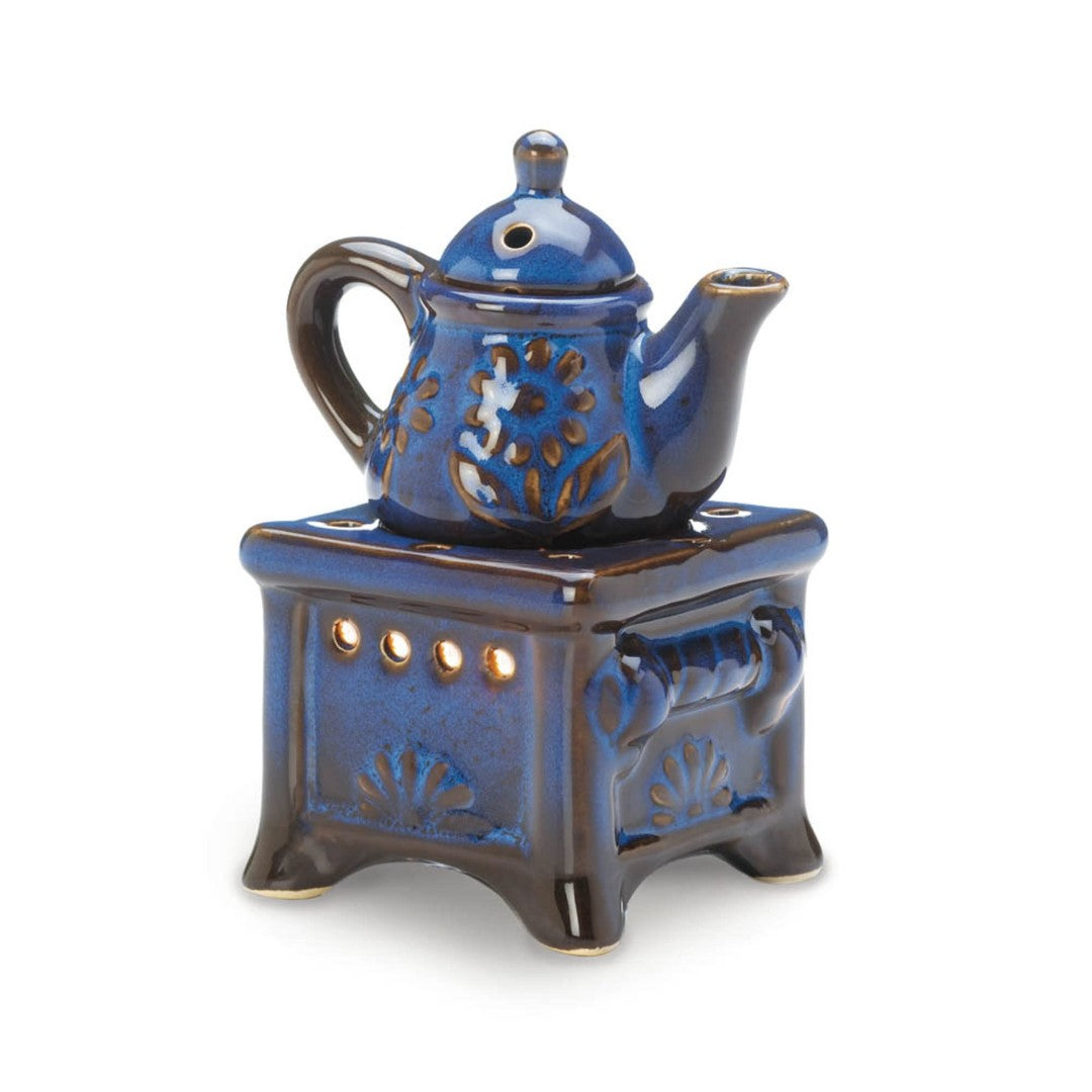 Blue Teapot Stove Oil Warmer