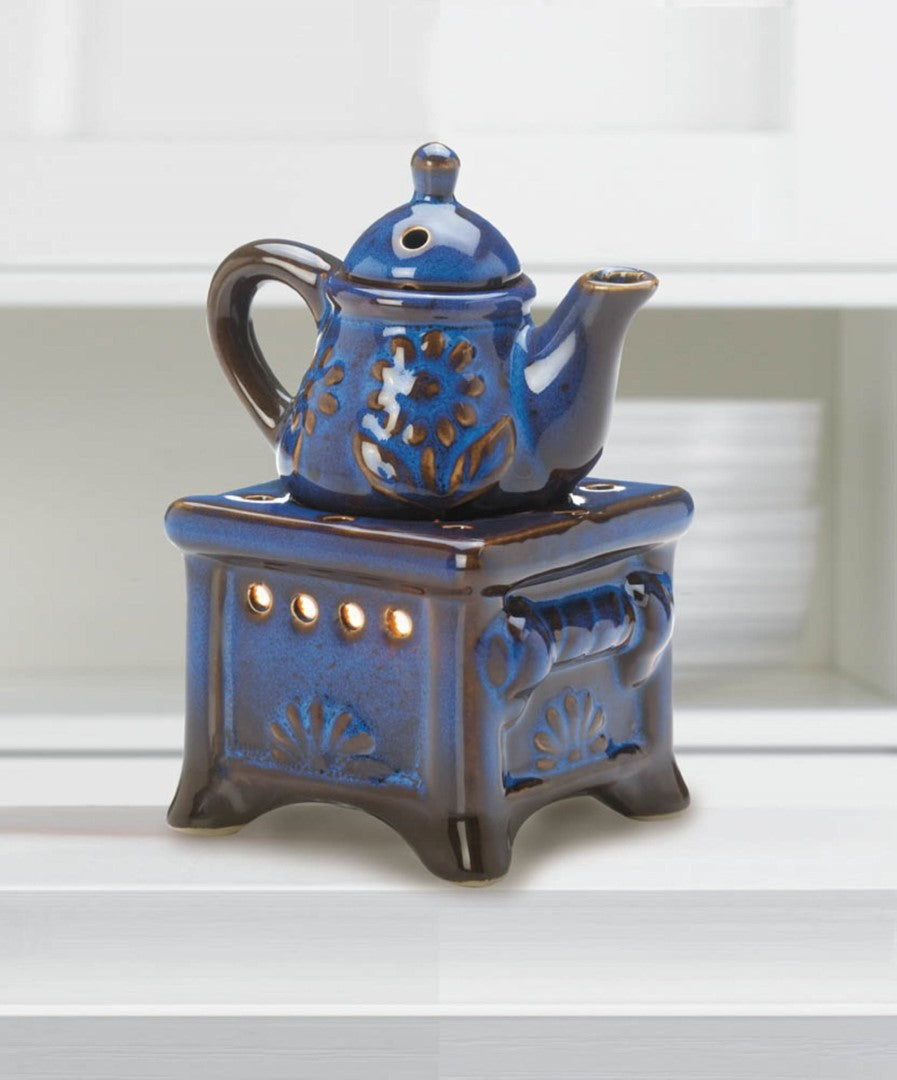 Blue Teapot Stove Oil Warmer