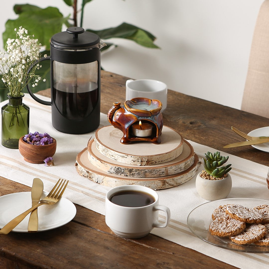 Elephant Oil Warmer Trio