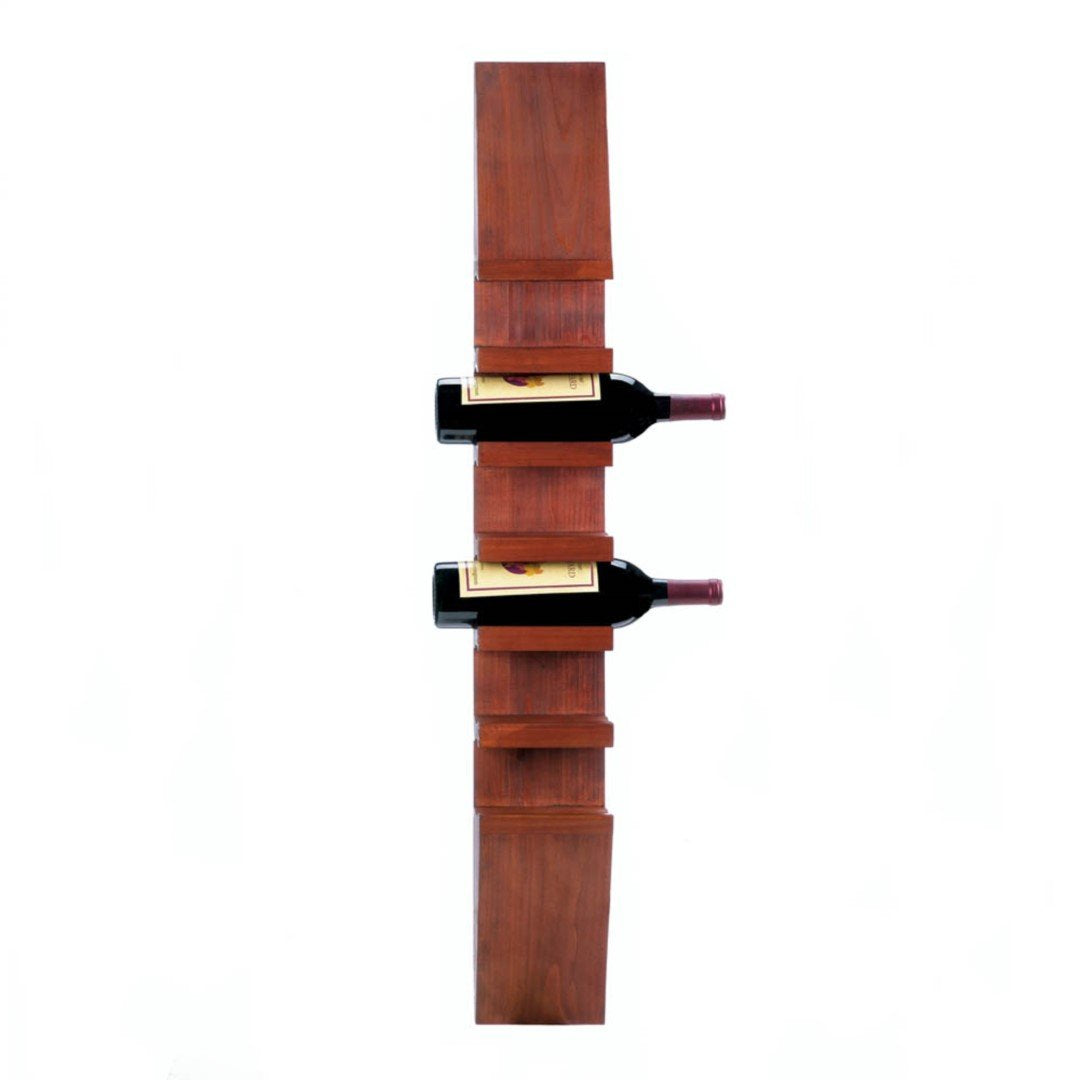 Sleek Wooden Wall Rack