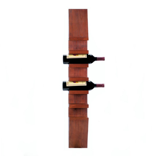 Sleek Wooden Wall Rack