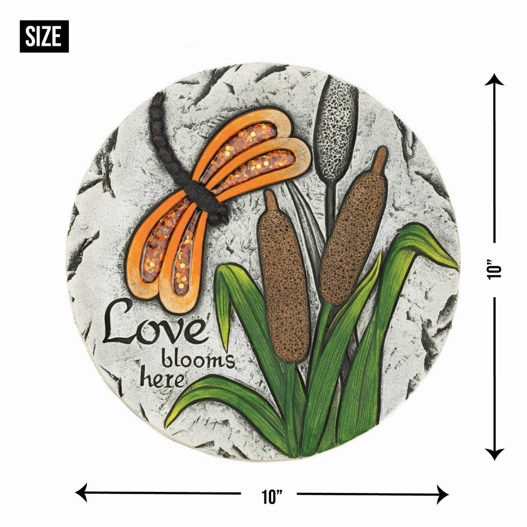 Love Blooms Here Stepping Stone
