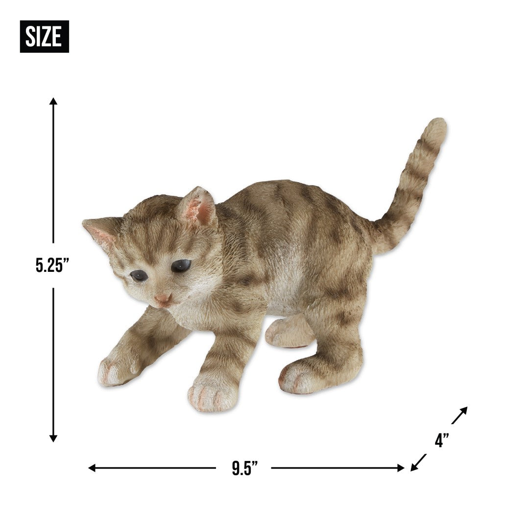 Cute Playing Cat Figurine