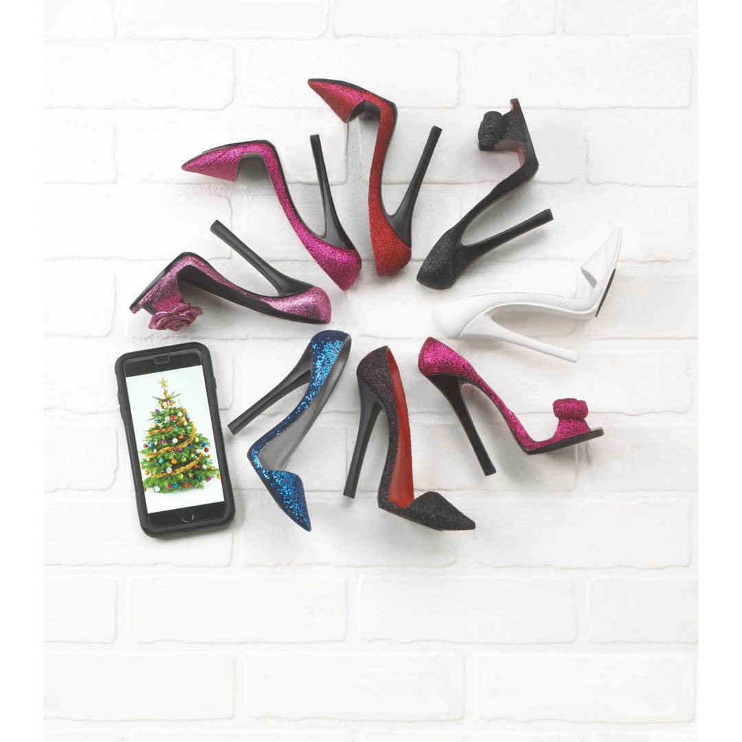 Dazzling White Shoe Phone Holder