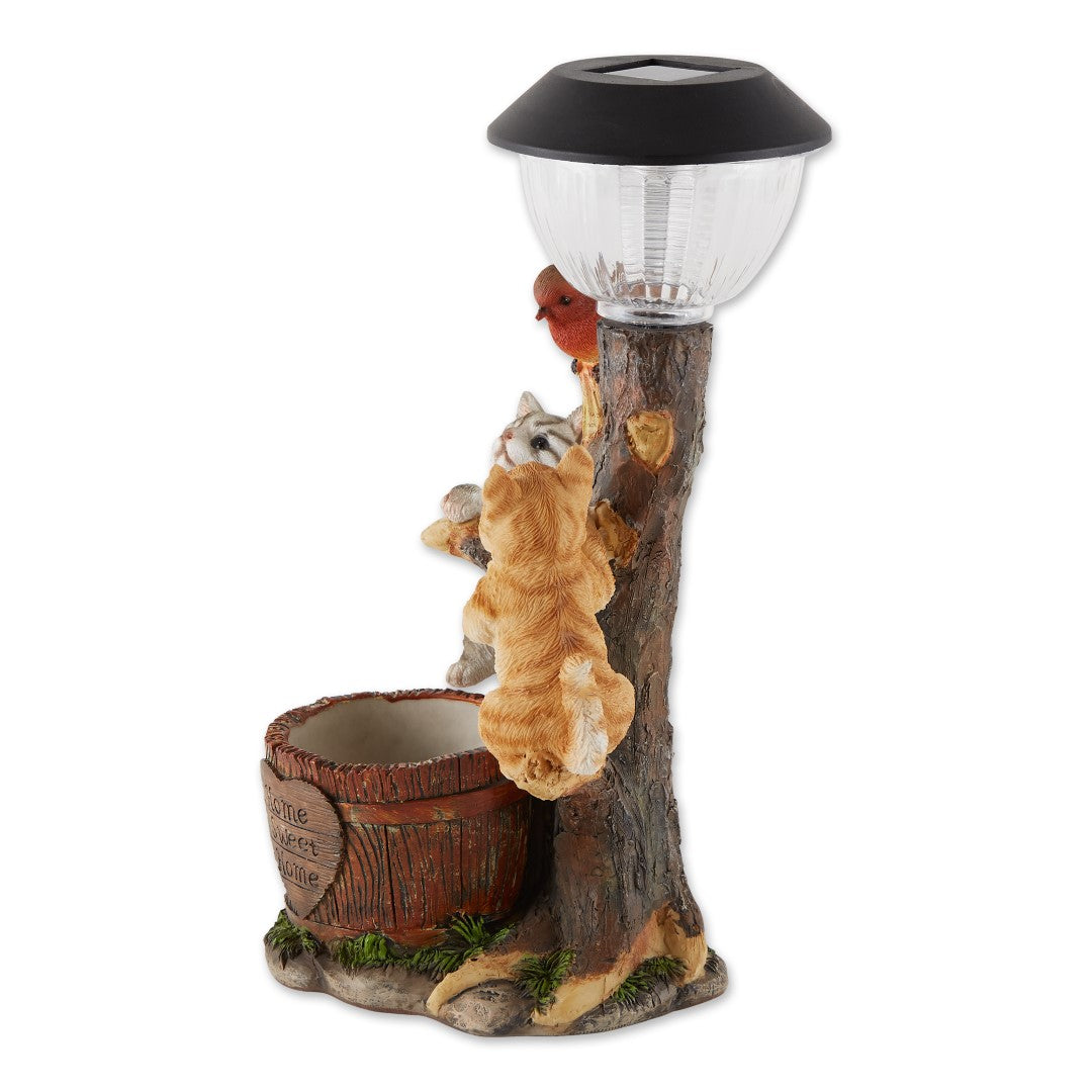 Climbing Cats Solar Light