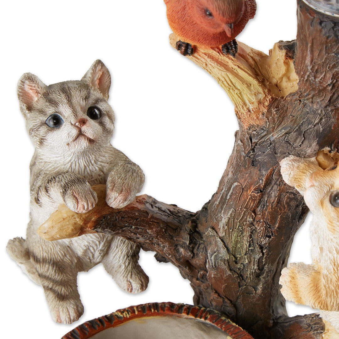 Climbing Cats Solar Light