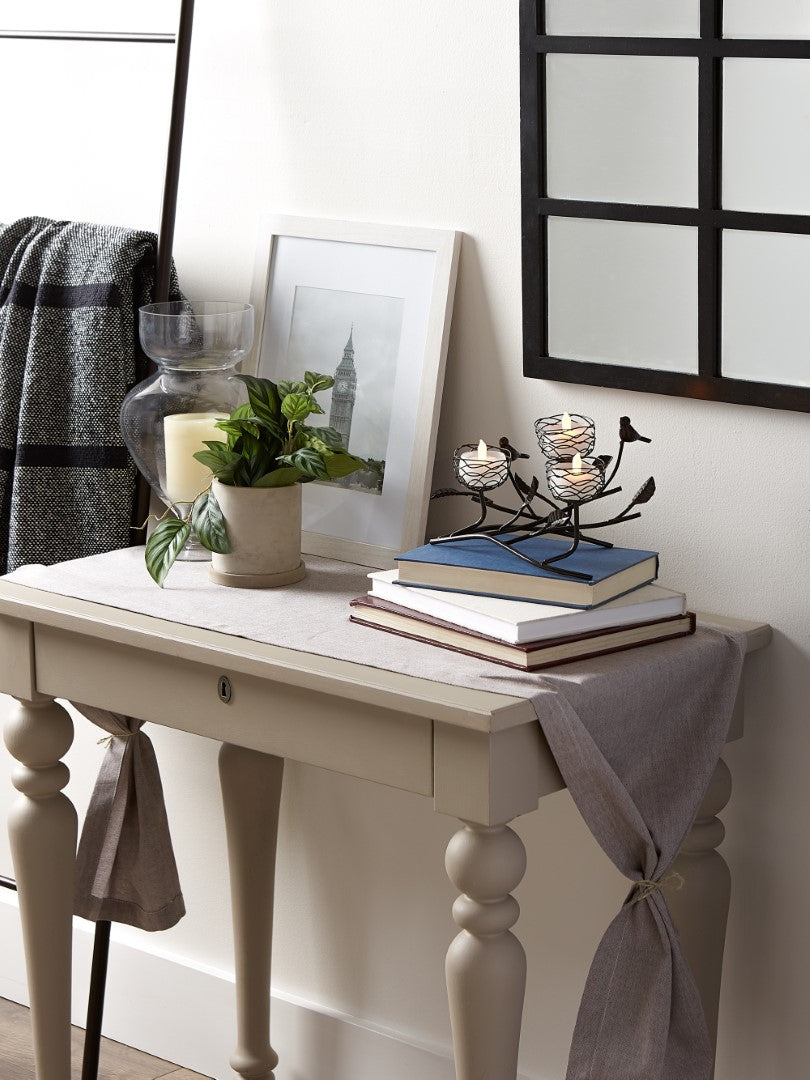 Triple Tealight Birdies Candleholder