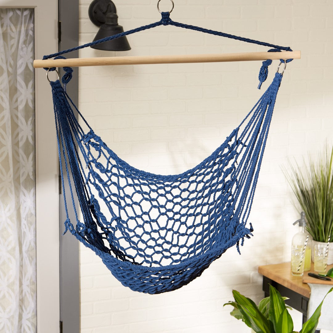 French Blue Hammock Chair