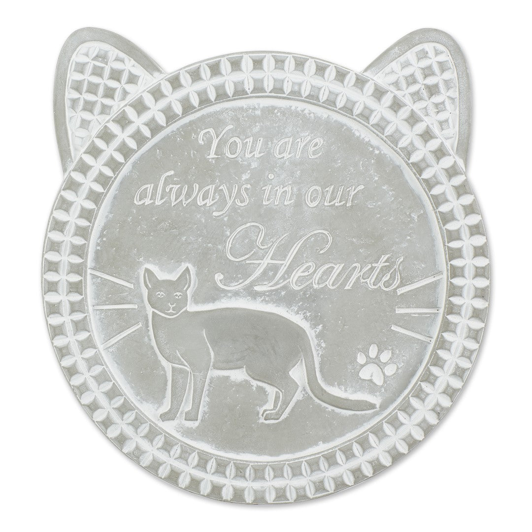 You Are Always In Our Hearts- Cat Memorial Stepping Stone