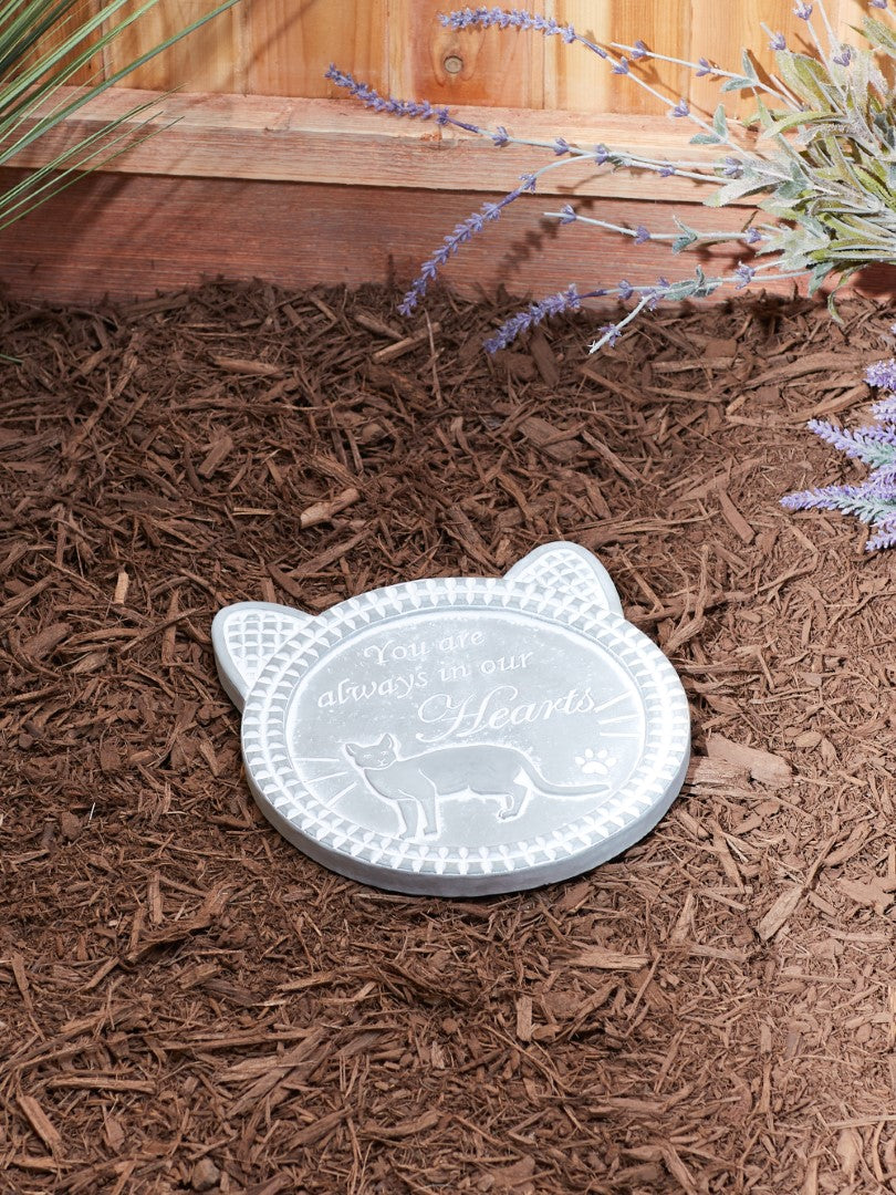 You Are Always In Our Hearts- Cat Memorial Stepping Stone