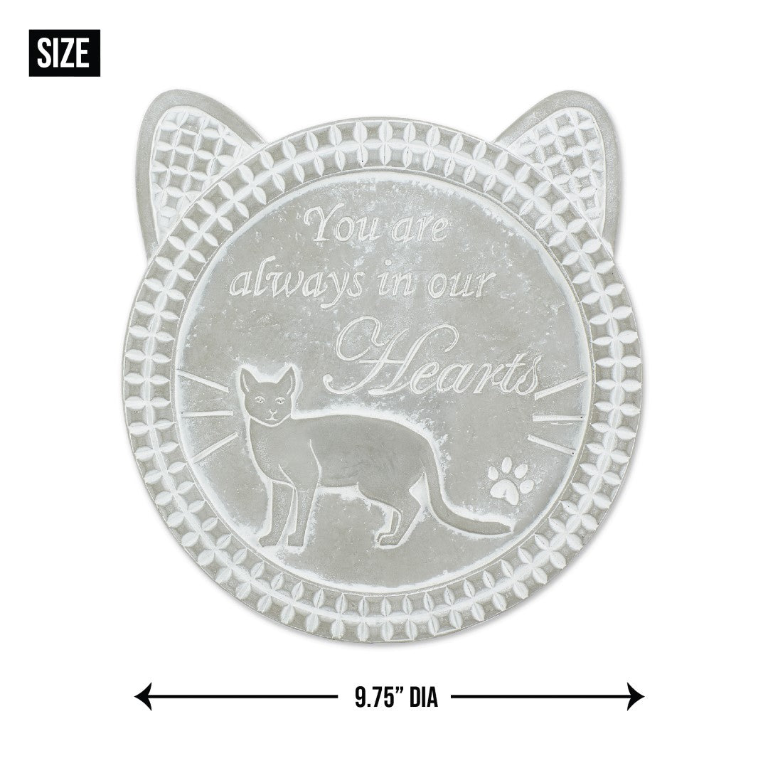 You Are Always In Our Hearts- Cat Memorial Stepping Stone