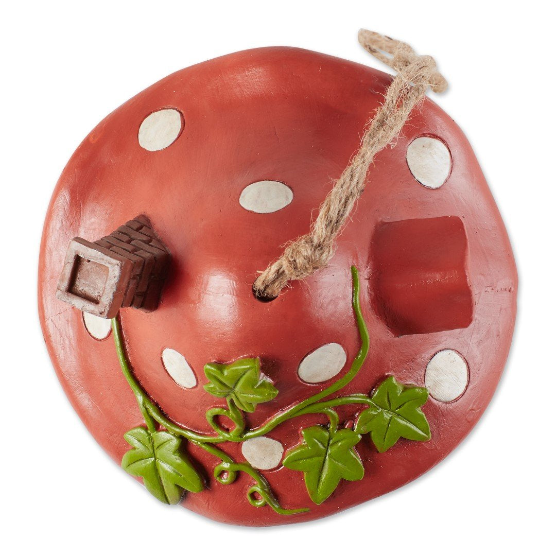 Mushroom Cottage Birdhouse