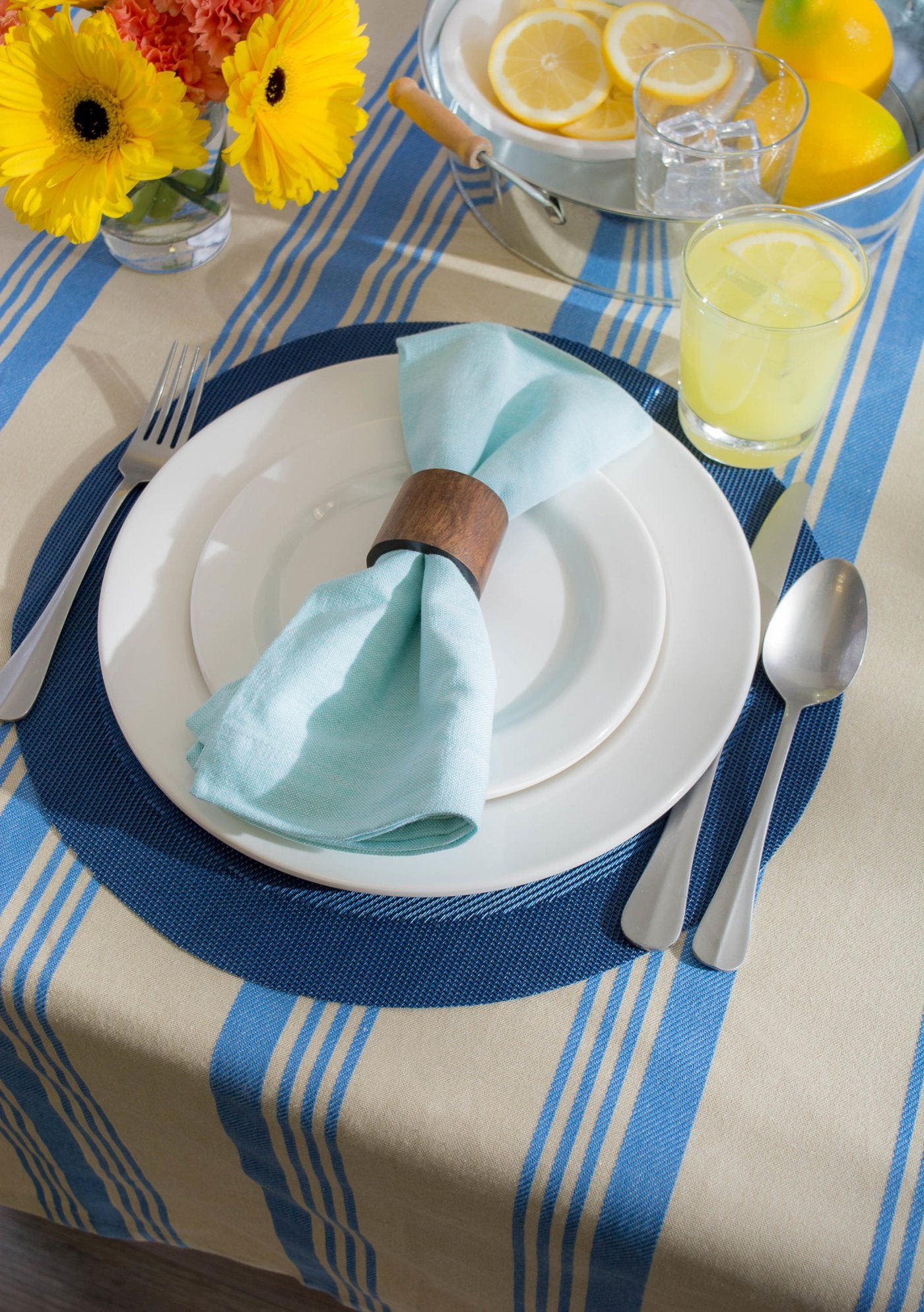 Sailor Stripe Tablecloth 52X52