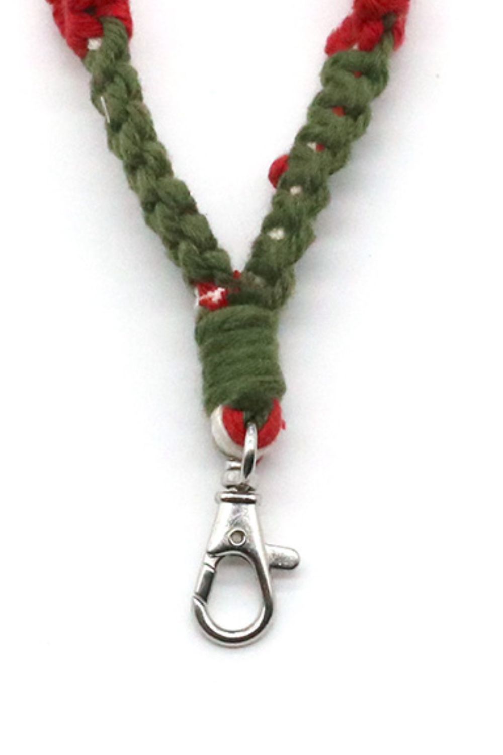 Assorted 4-Pack Hand-Woven Flower Macrame Wristlet Keychain