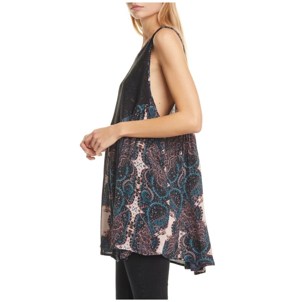 Free People - Black Count Me In Trapeze Casual Top