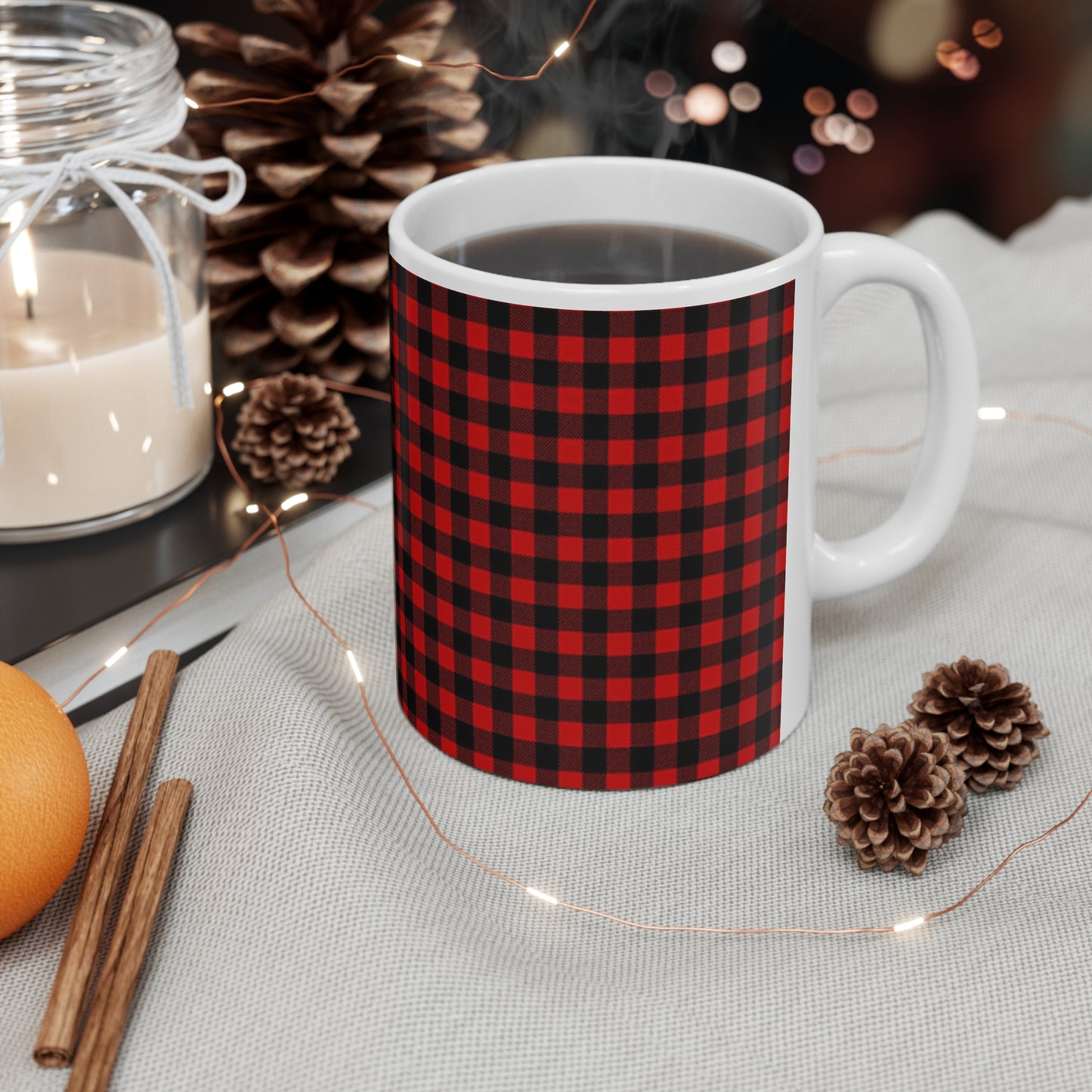 Mug 11oz - Plaid