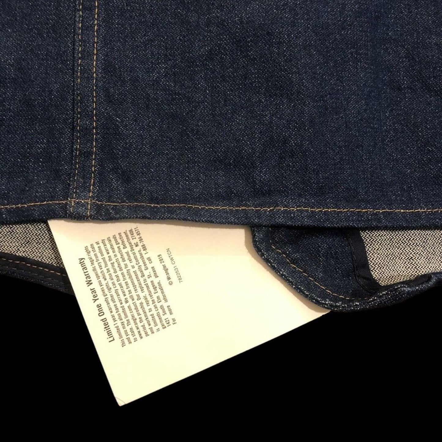 NWT - WRANGLER® Cowboy Cut Unlined Denim Vest - Size L or XL