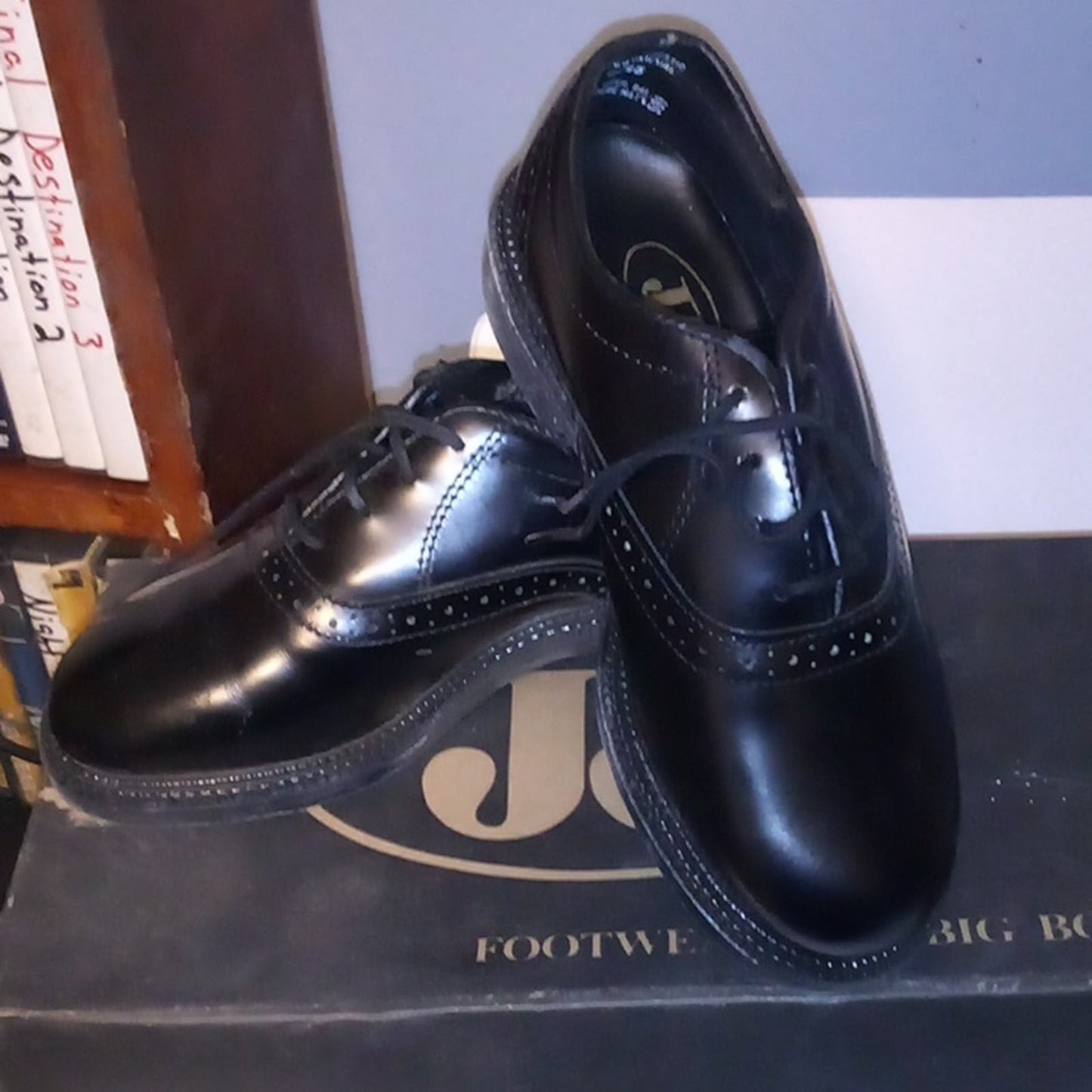 NIB - JJ Black Smooth Stafford Little Boys Dress Shoes - Size 12