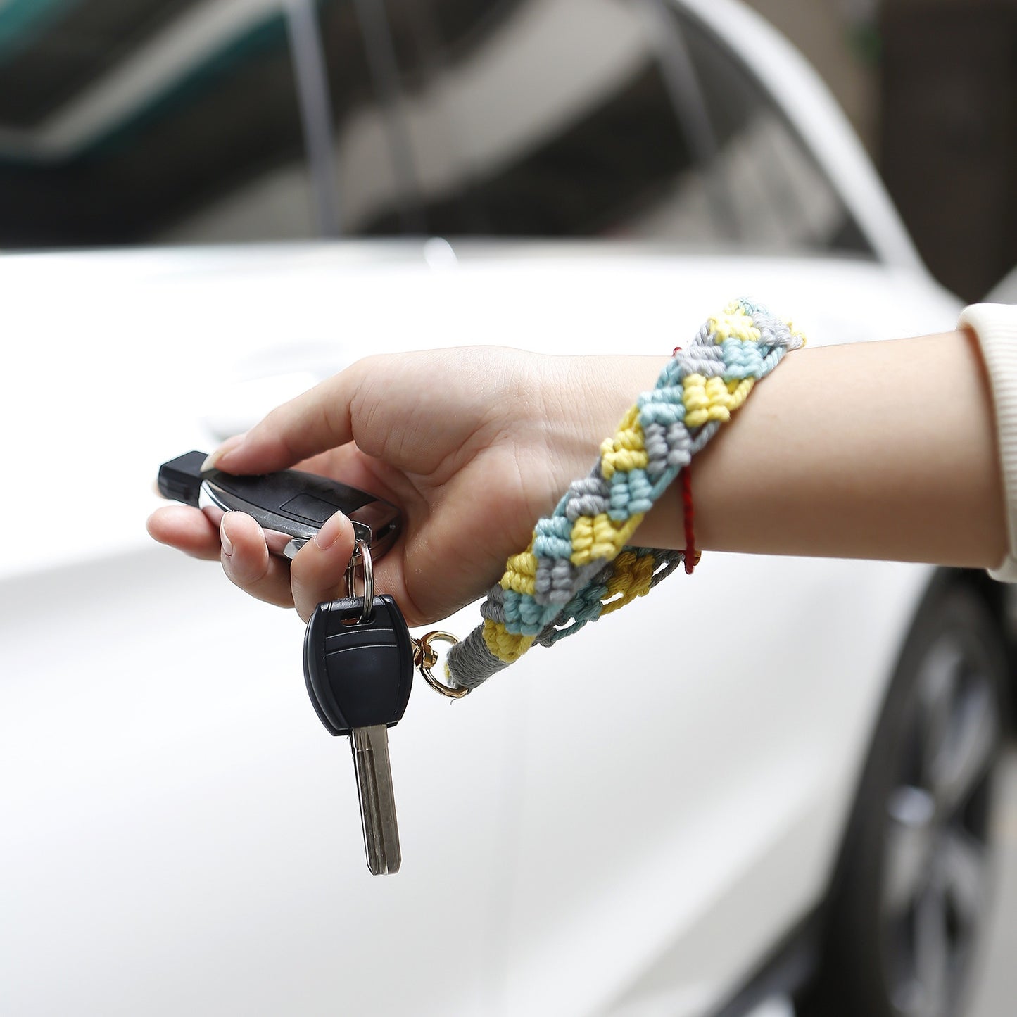 Handmade Cotton Cord Key Chain