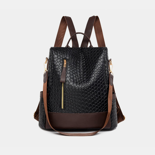 PU Leather Backpack Bag