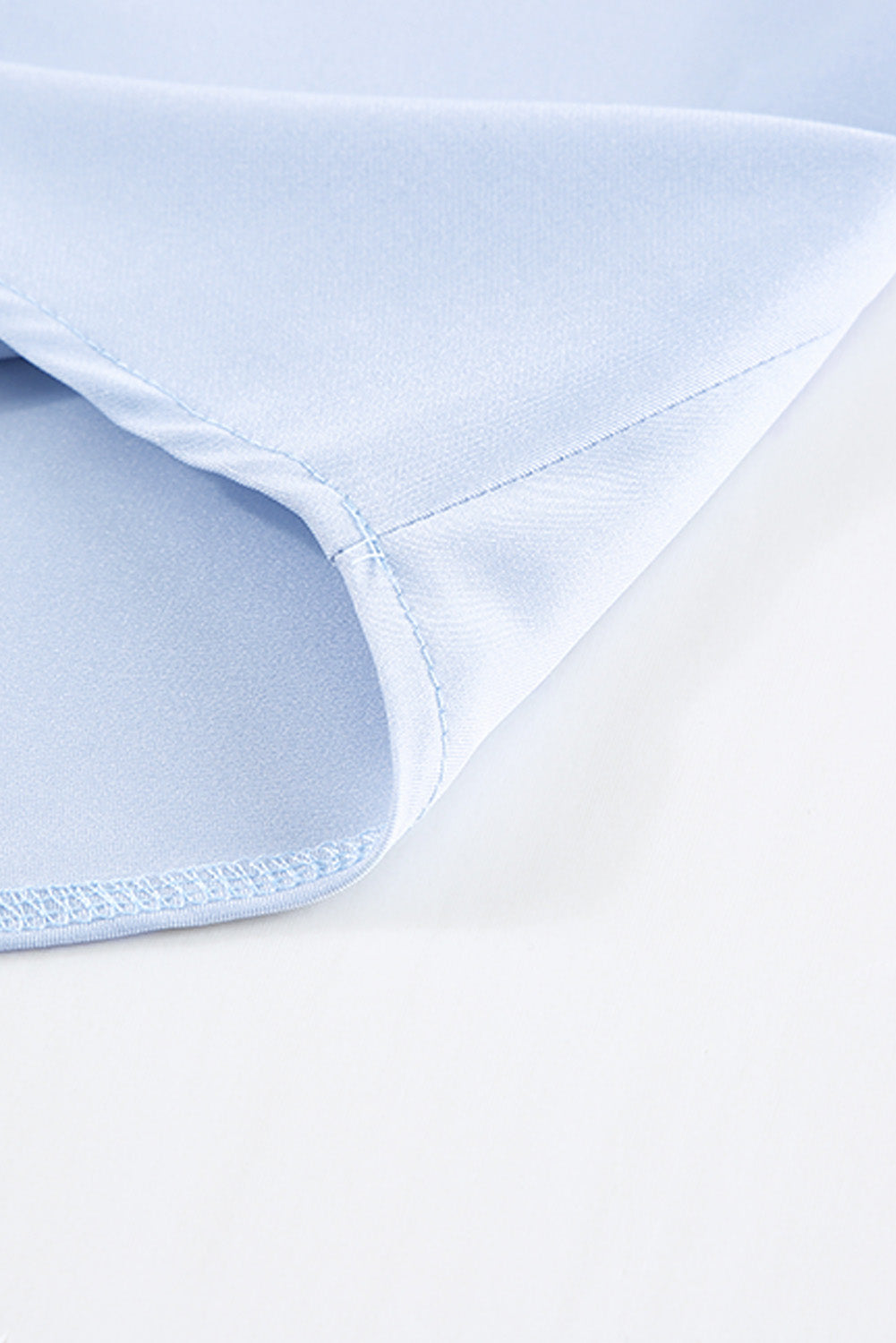 Lace Detail V-Neck Cap  Sleeve T-Shirt