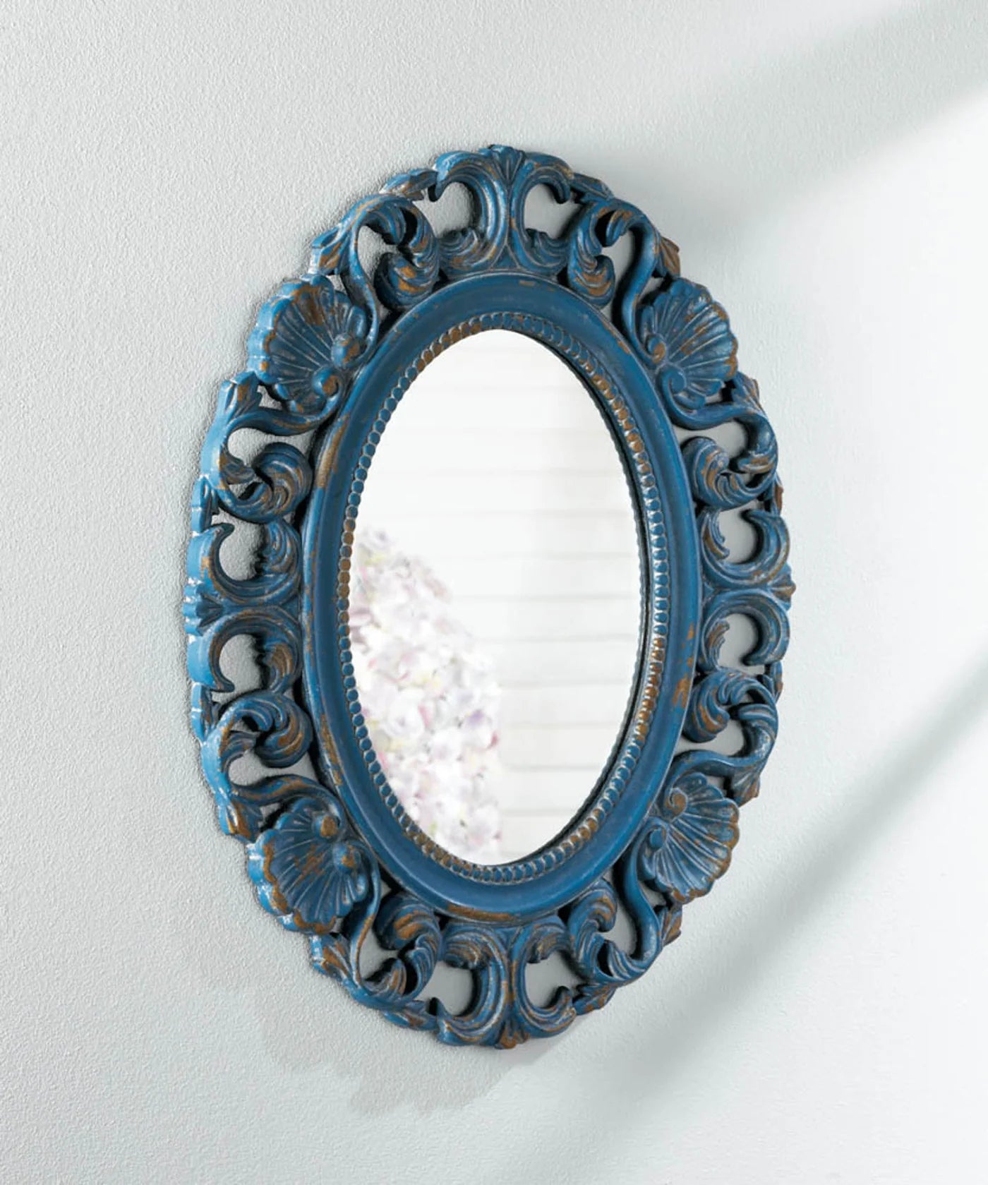 Vintage Belle Blue  Mirror 