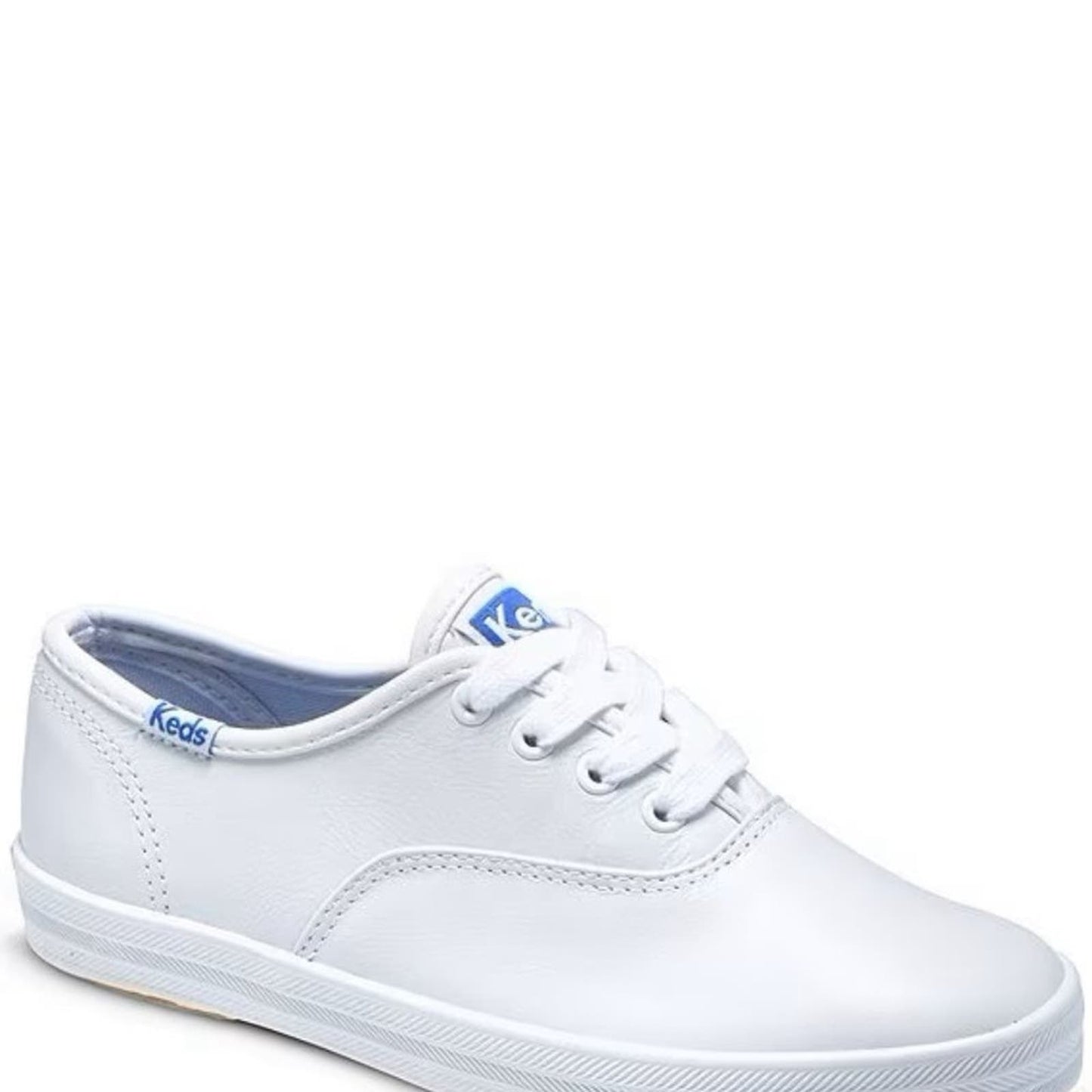 NWT - Keds Girls' Champion White Leather Sneakers Youth