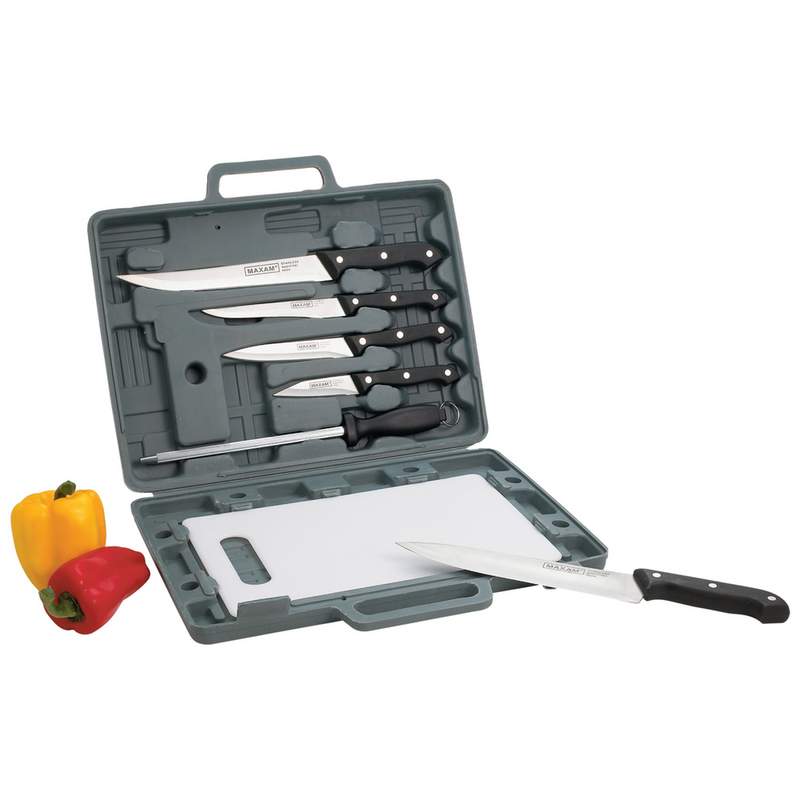 8PC CUTLERY W/CUTTING BOARD