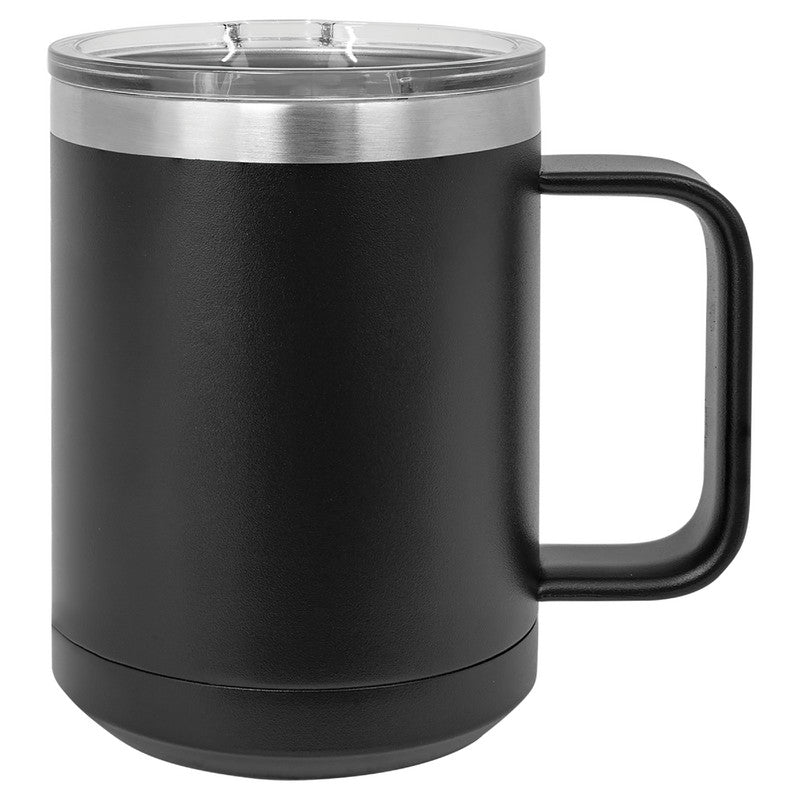 15oz Polar Camel Black SS. Mug