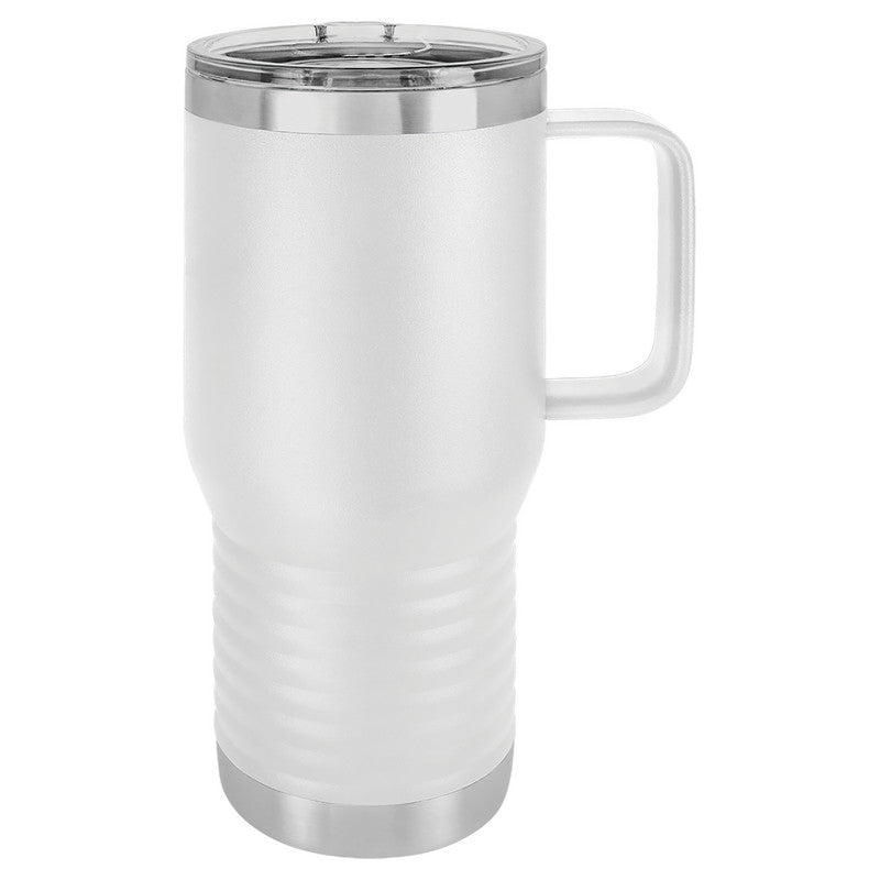 20oz Plr Caml Trvl Mug-White