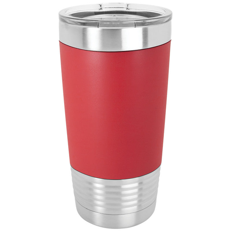 20oz Silicn Grip Tmblr-Red/Wht