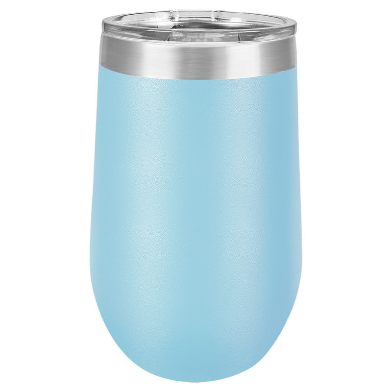 16oz Stemless  SS Tmblr-L.BLUE