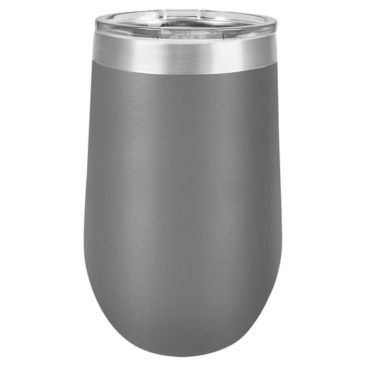 16oz Stemless  SS Tmblr-D.GRAY